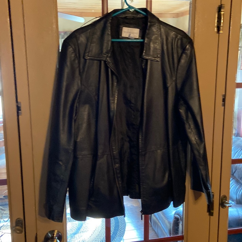 Leather Worthington jacket 2x